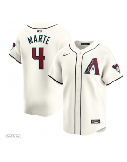 Men's Arizona Diamondbacks Ketel Marte Nike White Home Limited Player Jersey