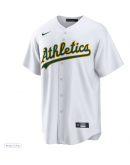 Men's Athletics Brent Rooker Nike White Home Replica Jersey