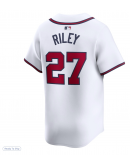 Men's Atlanta Braves Austin Riley Nike White Home Limited Player Jersey