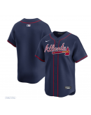Men's Atlanta Braves Nike Navy Alternate Limited Jersey Men's Atlanta Braves Nike Navy Alternate Limited Jersey