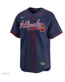 Men's Atlanta Braves Nike Navy Alternate Limited Jersey Men's Atlanta Braves Nike Navy Alternate Limited Jersey