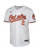 Youth Baltimore Orioles Gunnar Henderson Nike White Home Limited Jersey