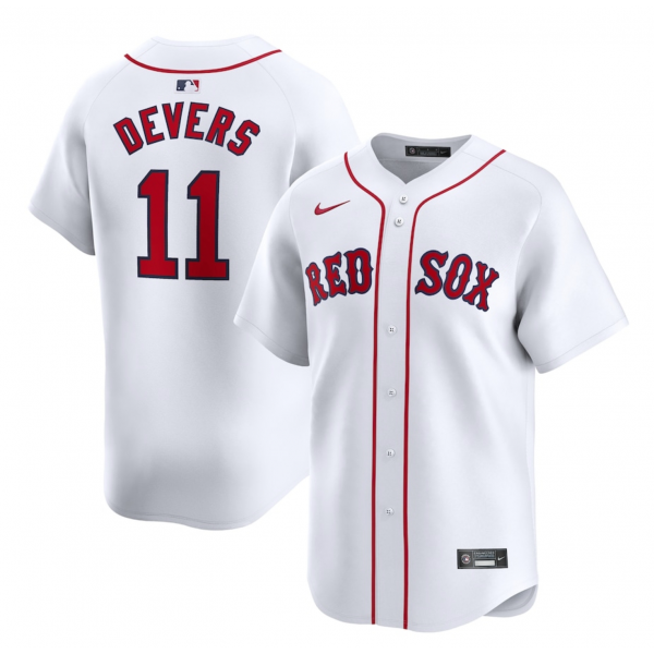 Men's Boston Red Sox Rafael Devers Nike White Home Limited Player Jersey
