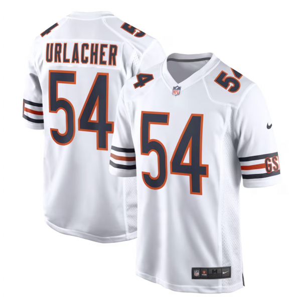 Men's Chicago Bears Brian Urlacher Nike White Retired Player Game Jersey