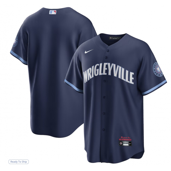 Men's Chicago Cubs Nike Navy City Connect Replica Jersey Men's Chicago Cubs Nike Navy City Connect Replica Jersey