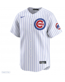 Men's Chicago Cubs Dansby Swanson Nike White Home Limited Player Jersey
