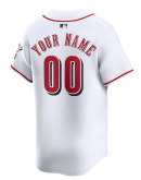 Men's Cincinnati Reds Nike White Home Limited Custom Jersey