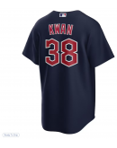 Men's Cleveland Guardians Steven Kwan Nike Navy Alternate Replica Jersey