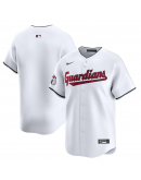 Men's Cleveland Guardians Nike White Home Limited Jersey
