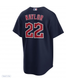 Men's Cleveland Guardians Josh Naylor Nike Navy Alternate Replica Jersey