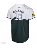 Youth Colorado Rockies Charlie Blackmon Nike Green City Connect Limited Player Jersey