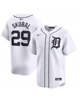 Men's Detroit Tigers Tarik Skubal Nike White Home Limited Player Jersey