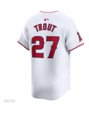 Youth Los Angeles Angels Mike Trout Nike White Home Limited Player Jersey