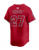 Men's Los Angeles Angels Mike Trout Nike Red Alternate Limited Player Jersey