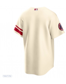 Men's Los Angeles Angels Nike Cream City Connect Replica Team Jersey