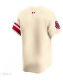 Men's Los Angeles Angels Nike Cream City Connect Limited Jersey