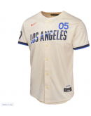 Youth Los Angeles Dodgers Freddie Freeman Nike Cream 2024 City Connect Limited Player Jersey