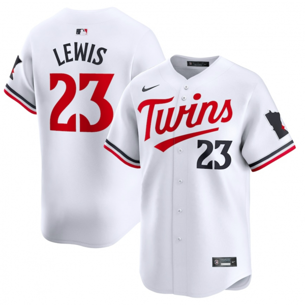 Men's Minnesota Twins Royce Lewis Nike White Home Limited Player Jersey