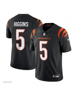 Men's Cincinnati Bengals Tee Higgins Nike Black Untouchable Limited Jersey