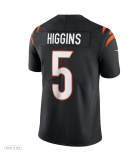 Men's Cincinnati Bengals Tee Higgins Nike Black Untouchable Limited Jersey