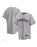 Men's Minnesota Twins Nike Gray Road Replica Team Jersey