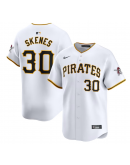 Men's Pittsburgh Pirates Paul Skenes Nike White Home Limited Player Jersey