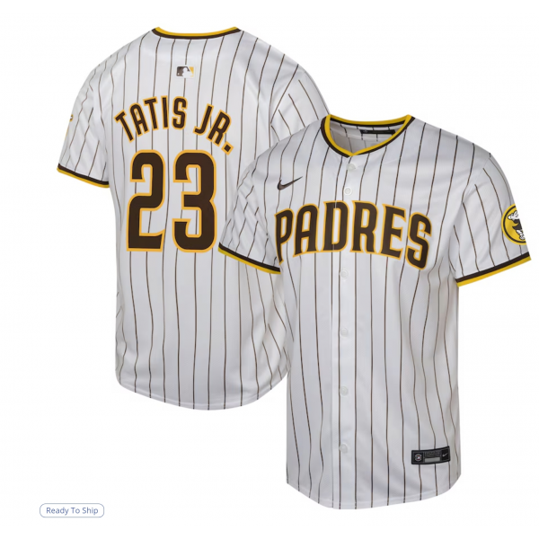 Youth San Diego Padres Fernando Tatis Jr. Nike White Home Limited Player Jersey
