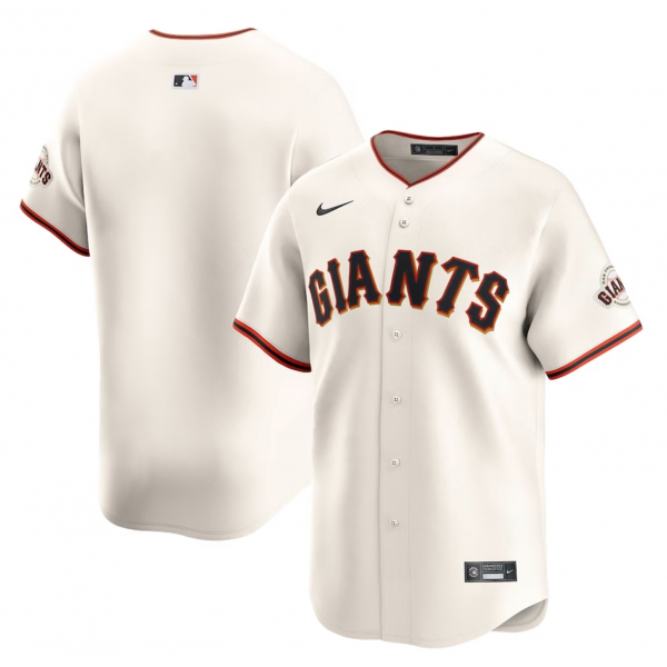 Men's San Francisco Giants Nike Cream Home Limited Jersey Men's San Francisco Giants Nike Cream Home Limited Jersey
