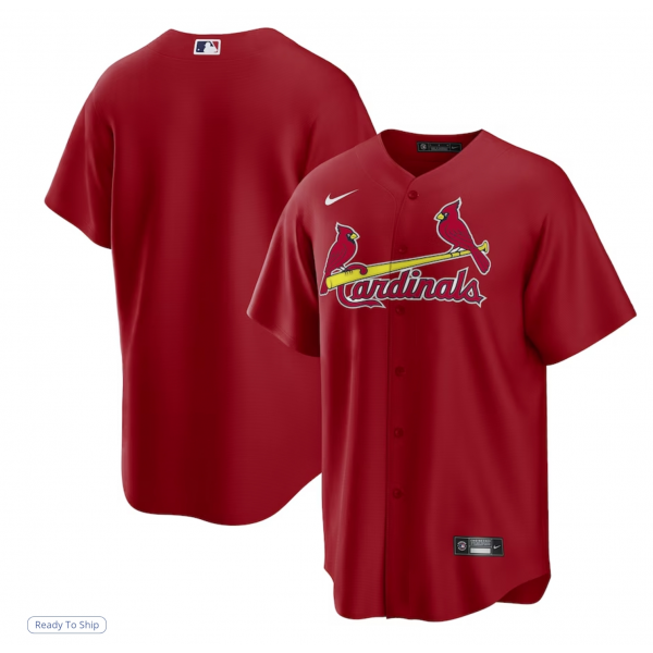 Men's St. Louis Cardinals Nike Red Alternate Replica Team Jersey