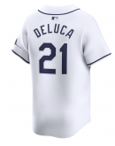 Men's Tampa Bay Rays Jonny DeLuca Nike White Home Limited Player Jersey