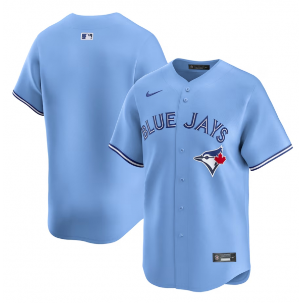Men's Toronto Blue Jays Nike Light Blue Alternate Limited Jersey