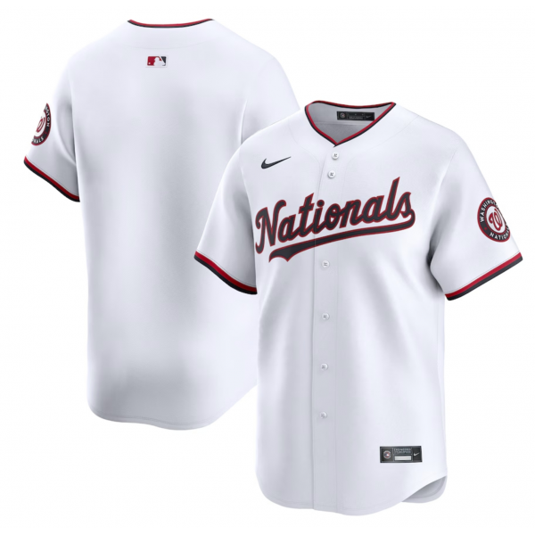 Men's Washington Nationals Nike White Home Elite Jersey