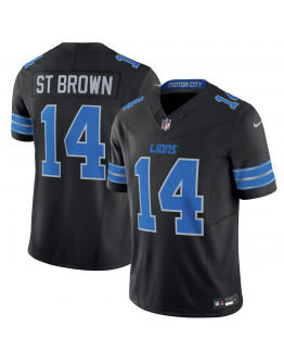 St. Brown Men’s Detroit Lions 2024 Limited Black Jersey – All Stitched