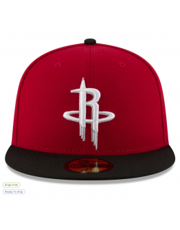 Men's Houston Rockets New Era Red/Black Official Team Color 2Tone 59FIFTY Fitted Hat