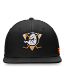Men's Anaheim Ducks Fanatics Black Team Logo Fitted Hat Men's Anaheim Ducks Fanatics Black Team Logo Fitted Hat