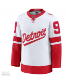 Men's Detroit Red Wings Alex DeBrincat Fanatics White 2025 NHL Stadium Series Premium Player Jersey