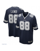 Men's Dallas Cowboys CeeDee Lamb Nike Navy Game Jersey Men's Dallas Cowboys CeeDee Lamb Nike Navy Game Jersey